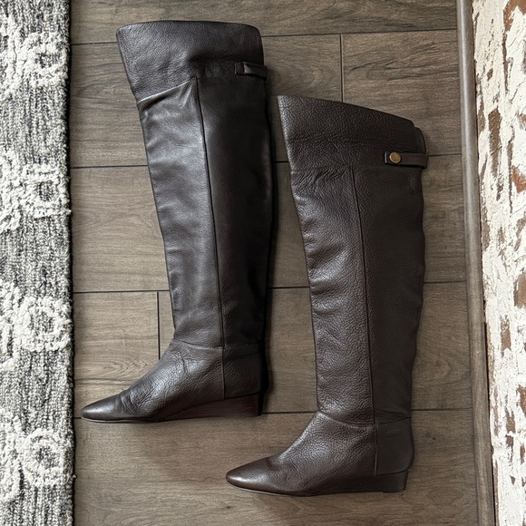 Soft Surroundings Dark Brown Over-the-Knee Boots - Picture 7 of 8